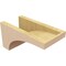 Ekena Millwork 6"W x 12"D x 6"H Wide Stockport Rough Cedar Woodgrain TimberThane Corbel, Primed Tan CORUR06X12X06STORCPR - alternate 4